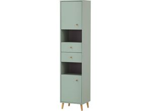 4066075088349 - Lomadox - Badmöbel Hochschrank BELFORT-80 in mint b h t ca 403 1773 331 cm - grün