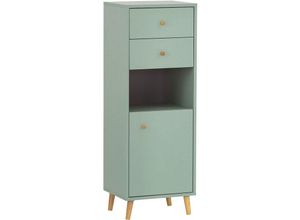 4066075088400 - Lomadox - Badmöbel Highboard BELFORT-80 in mint b h t ca 403 1134 331 cm - grün