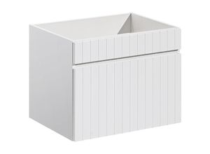 4066075090816 - Lomadox - Waschbeckenschrank 60 cm IRAKLIO-56 in weiß matt b h t ca 60 46 456 cm - weiß