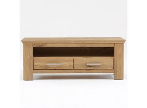 4066075094715 - Lomadox - Wohnzimmer tv Lowboard 150cm breit in Wildeiche massiv SARAGOSSA-52 b h t ca 150 55 45 cm - braun