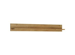 4066075100423 - Wandboard Wandregal in Grandson Eiche Nb CARIATI-129 b h t ca 157 196 219 cm - braun