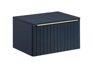 4066075108030 - Lomadox - Badezimmer Waschtischunterschrank 80cm breit in Indigo Blau PUEBLA-56-BLUE b h t ca 80 485 46 cm - blau