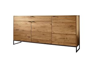 4066075110583 - Lomadox - Sideboard 180 cm in Wildeiche massiv geölt WELLINGTON-69 b h t ca 180 85 40 cm - braun