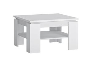 4066075112037 - Lomadox - Couchtisch Sofatisch quadratisch in weiß FORTALEZA-129 b h t ca 70 43 70 cm - weiß