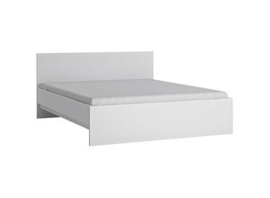 4066075112129 - Lomadox - Bett Doppelbett 160cm in weiß FORTALEZA-129 b h t ca 1666 85 2062 cm