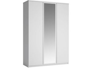 4066075112174 - Lomadox - Kleiderschrank 3-türig in weiß FORTALEZA-129 b h t ca 1553 220 58 cm - weiß