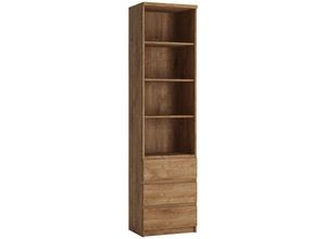 4066075112341 - Regalschrank Aktenschrank mit 4 offenen Fächern in Eiche Nb FORTALEZA-129 B H T ca 501 200 40 cm - braun