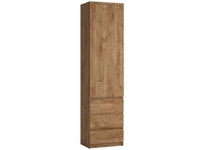 4066075112358 - Lomadox - Aktenschrank Regalschrank in Eiche Nb FORTALEZA-129 b h t ca 501 200 40 cm - braun