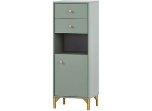 4066075113409 - Lomadox - Midischrank Badmöbel ANGERS-80 in mint b h t ca 403 1144 331 cm - grün