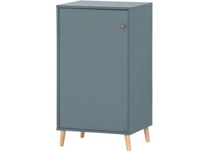 4066075115397 - Lomadox - Büro Unterschrank SISAK-80 mit Massivholzfüßen in blau b h t ca 509 926 41 cm - blau