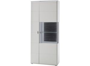 4066075122302 - Vitrinenschrank weiß matt 90 cm ALIA-05