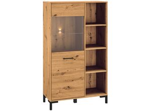 4066075126041 - Lomadox - Highboard Artisan Eiche Nb NASSAU-131 b h t ca 90 153 40 cm - braun