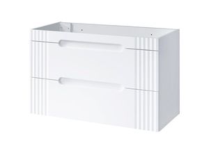4066075128175 - Lomadox - Waschtisch-Unterschrank 100cm FAIRFIELD-56 in weiß 2 Softclose-Auszüge b h t ca 100 62 458 cm - weiß