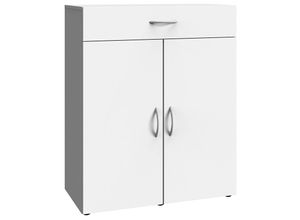 4066075137702 - Lomadox - Kommode weiß MIAMI-43 b h t ca 80 98 40 cm - weiß