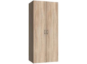 4066075139065 - Lomadox - Garderobenschrank 2-türig Eiche MIAMI-43 b h t ca 80 185 54 cm