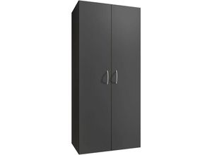 4066075139614 - Lomadox - Schrank 2-türig graphit MIAMI-43 b h t ca 80 185 40 cm - grau