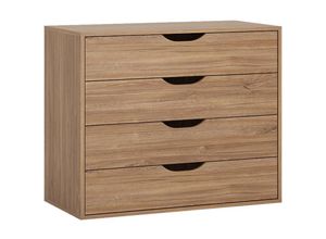 4066075144144 - Schubladenkommode für Kleiderschrank Eiche MANAGUA-129 - braun