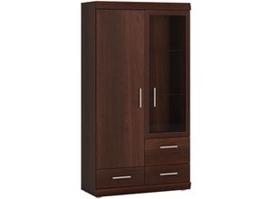 4066075145547 - Lomadox - Highboard 80 cm Nussbaum IMPERIA-129 - braun