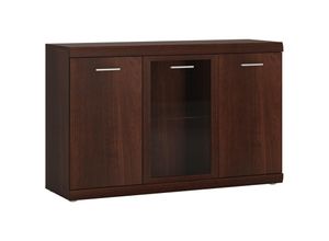 4066075145592 - Sideboard Vitrine 140 cm Nussbaum IMPERIA-129 - braun