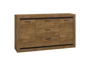 4066075146780 - Sideboard 165cm in Eiche BAUSKA-131 - braun