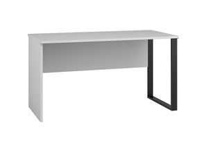 4066075149323 - Lomadox - Schreibtisch 138cm grau BIARRITZ-131 - grau