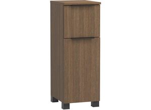 4066075154761 - Badezimmer Unterschrank 30 cm breit Eiche SORRENT-03 - braun