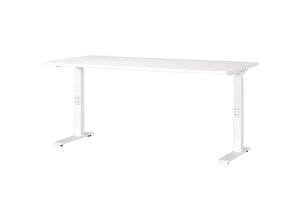 4066075158356 - Lomadox - Schreibtisch 160cm weiß MEMPHIS-01 - weiß