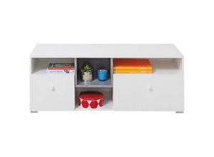 4066075160458 - Lowboard 120cm in Beton weiß SEATTLE-133 - weiß