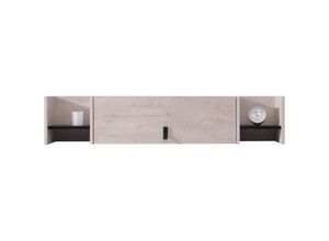 4066075161080 - Wandboard in schwarz mit Eiche und beige PITTSBURGH-133