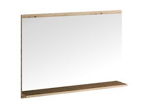 4066075164647 - Badezimmer Spiegel 80cm Eiche NEWPORT-56-OAK - braun