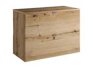 4066075168997 - Lomadox - Waschtisch 80cm Eiche NEWPORT-56-OAK - braun