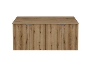 4066075169086 - Doppelwaschtisch 120cm Eiche NEWPORT-56-OAK - braun