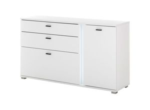 4066075170495 - Sideboard 150 cm breit weiß LOVENO-61 - weiß