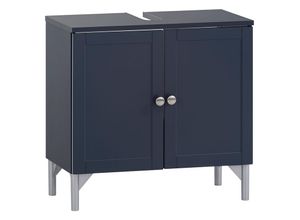 4066075170549 - Waschbeckenunterschrank 60cm blau JONA-80