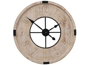 4066076179596 - Boltze Gruppe - Wanduhr aus Holz chelsea ø 70 cm natürliche chinesische Spießtanne