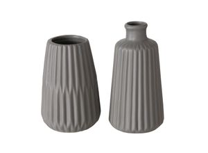 4066076235919 - Vase Esko 2er-Set Grau