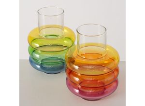 4066076280490 - Vase RAINBOW (BHT 16x24x16 cm)