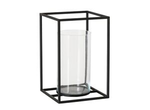 4066076283552 - Windlicht Quantum Metall Glas 25 x 25 x 38 cm