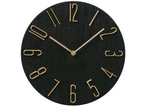 4066076330935 - Boltze Gruppe - Schwarze Loft-Uhr tempo ø 30 cm