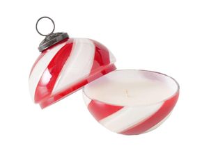 4066076423392 - Kerze in Form einer Weihnachtskugel sugis aus Glas h 10 cm