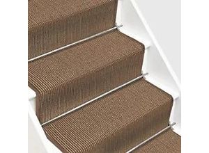 4066088011464 - Floordirekt Treppenteppich Sylt 23062 Kork Rechteckig 800 mm x 2500 mm