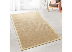 4066088265799 - Floordirekt - Sisal-Teppich Amazonas Hellkork Mit Bordüre 80 x 150 cm - Hellkork