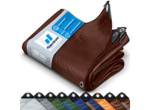 4066088633352 - floordirekt Abdeckplane 80 g m² Braun