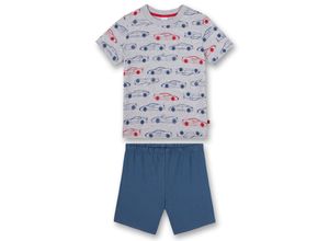 4066101008730 - Schlafanzug Allover-Print für Jungen grau 128 4066101008730 - Schlafanzug Allover-Print für Jungen grau 128