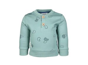 4066101061469 - Sanetta Pure - Sweatshirt BEAN AOP in mineral blue Gr68