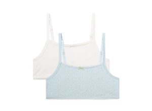 4066101086493 - - Bustier MELANGE 2er-Pack in sky blue Gr140