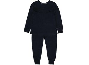 4066101160582 - - Frottee-Schlafanzug lang NIGHTTIME in dark blue Gr116