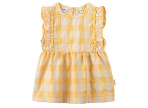 4066101186636 - Sanetta Pure - Kleid KARO ärmellos in yellow Gr92