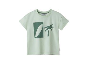 4066101190947 - Sanetta Pure - T-Shirt SURFING TIME in light green Gr92