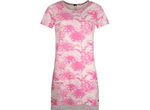 4066101200646 - SHORT STORIES® Sleepshirt knielang Seitenschlitze für Damen rosa L